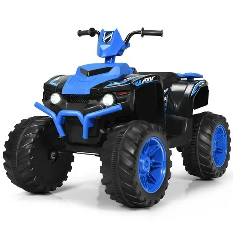 BOXED COSTWAY 12V ELECTRIC KIDS RIDE ON ATV / QUAD BIKE - NAVY BLUE