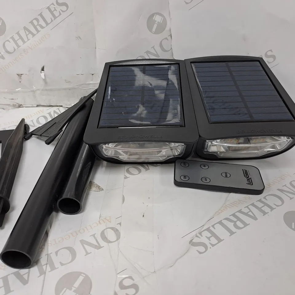 2 BIONIC COLOR BURST SOLAR POWERED LIGHTS