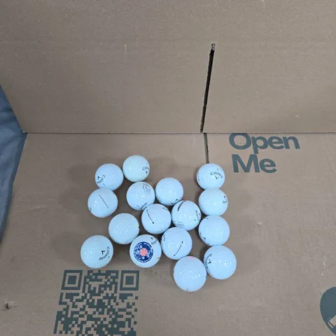 16 ASSORTED GOLF BALLS