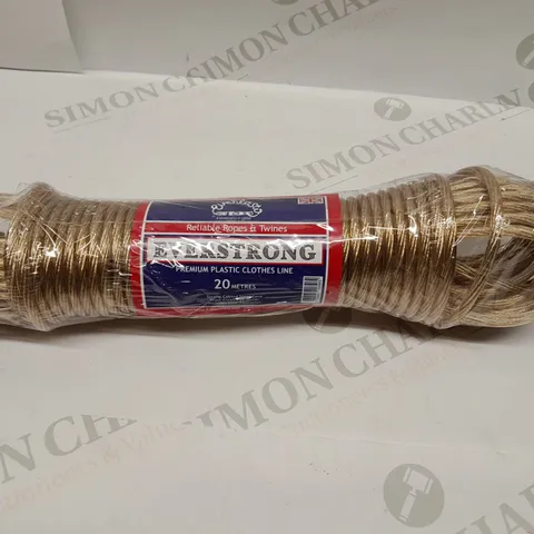 SEVEN BRAND NEW EVERSTRONG PREMIUM PLASTIC CLOTHES LINE 20 METRES