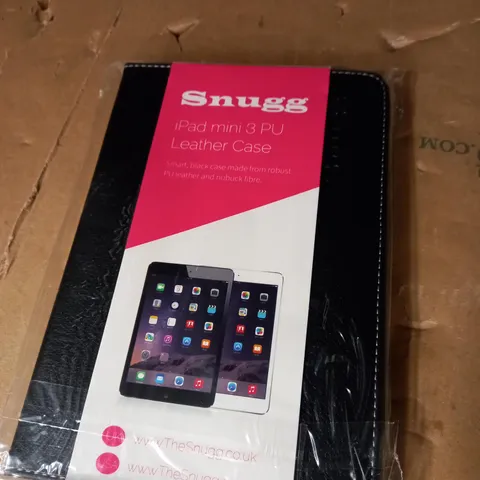 LOT OF ASSORTED SNUGG IPAD MINI 3 LEATHER CASES