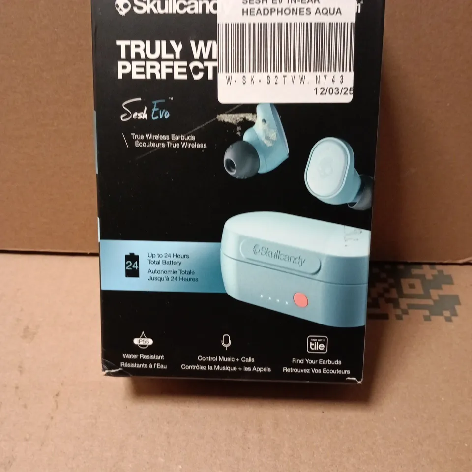 SKULLCANDY SESH EVO TRUE WIRELESS EARBUDS – LIGHT BLUE