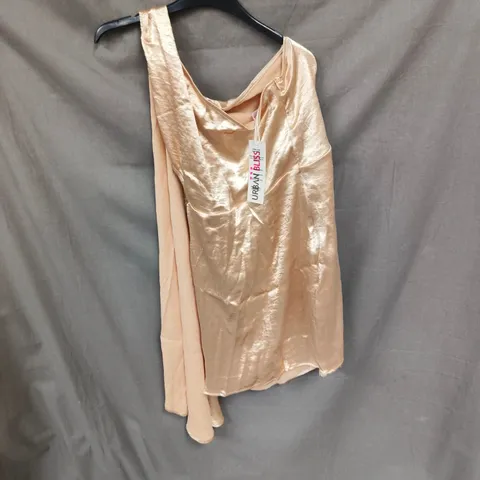 BOX OF APPROXIMATELY 20 URBAN BLISS CHAMPAGNE SATIN SLIP DRESS – WOMEN'S - SIZES 14 / 16 
