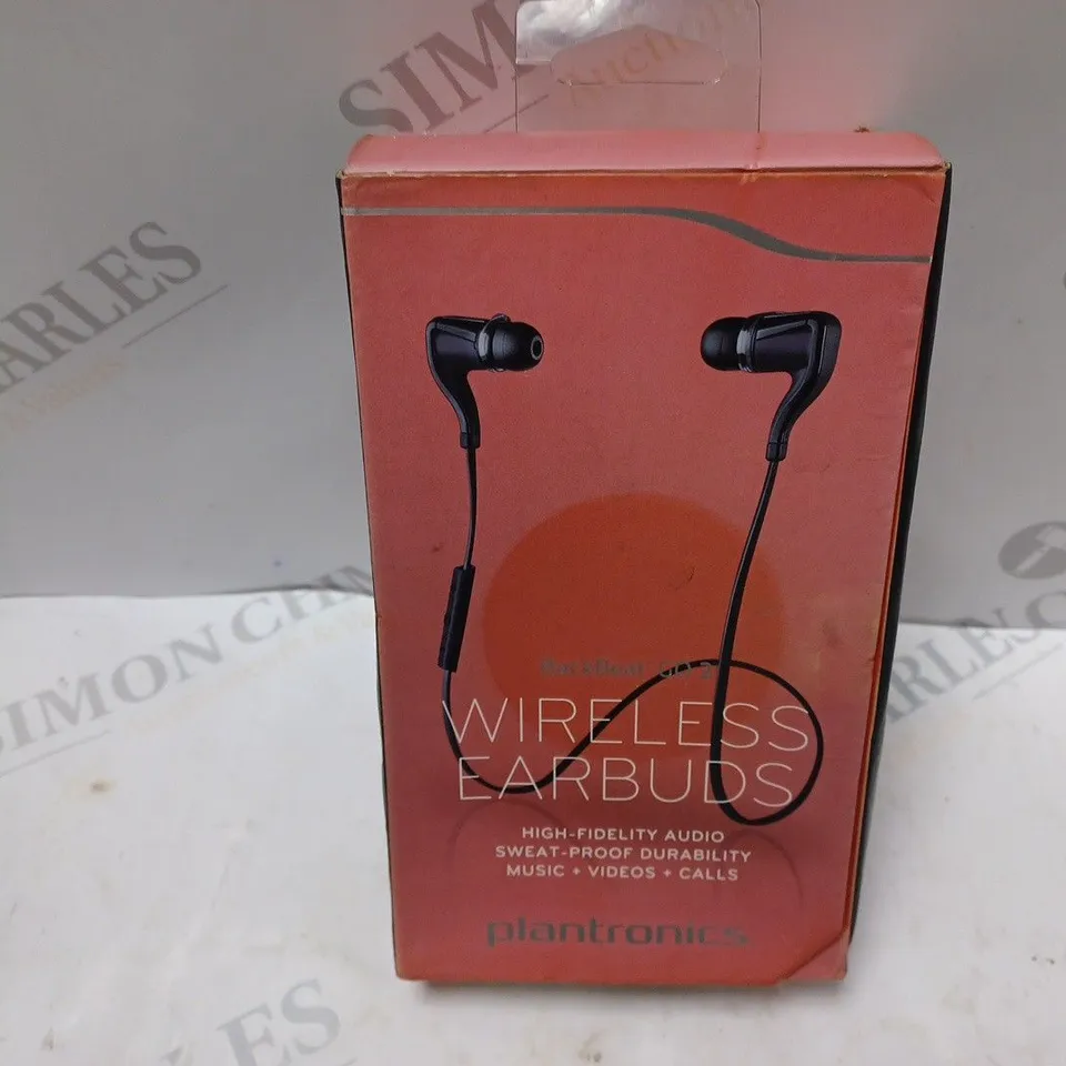 BOXED PLANTRONICS BACKBEAT GO 2 EARBUDS