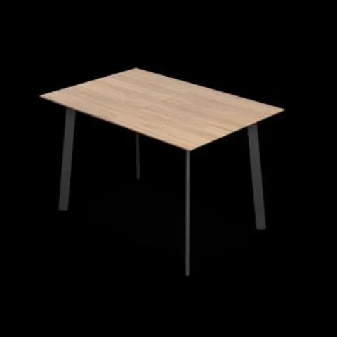BOXED HAYDON EXTENDING OAK EFFECT DINING TABLE (1 BOX)