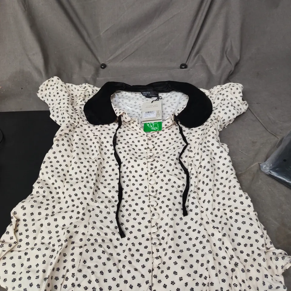 NOBODY'S CHILD CLEMATIS TOP – CREAM, UK12