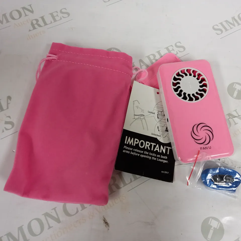 FANU HANDHELD ELECTRIC FAN - PINK