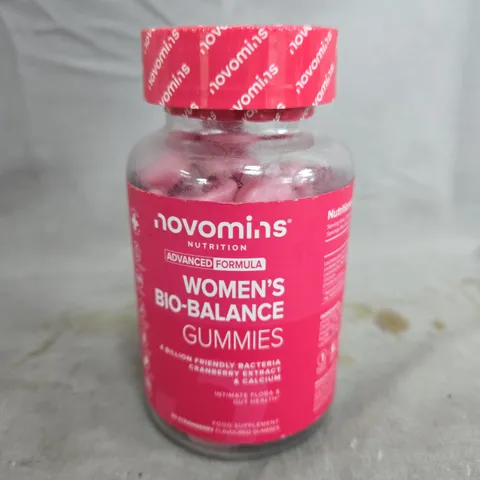 NOVOMINS WOMEN'S BIO-BALANCE GUMMIES – CRANBERRY EXTRACT & CALCIUM 