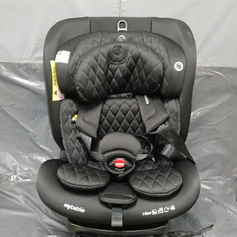 BOXED BILLIE FAIERS ISIZE QUILTED BLACK SPIN CAR SEAT - COLLECTION ONLY