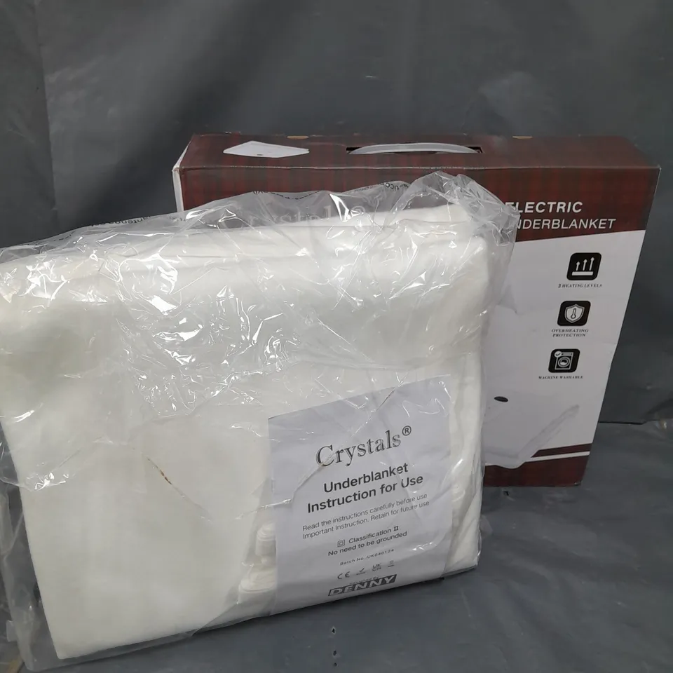 BOXED CRYSTALS ELECTRIC UNDERBLANKET 