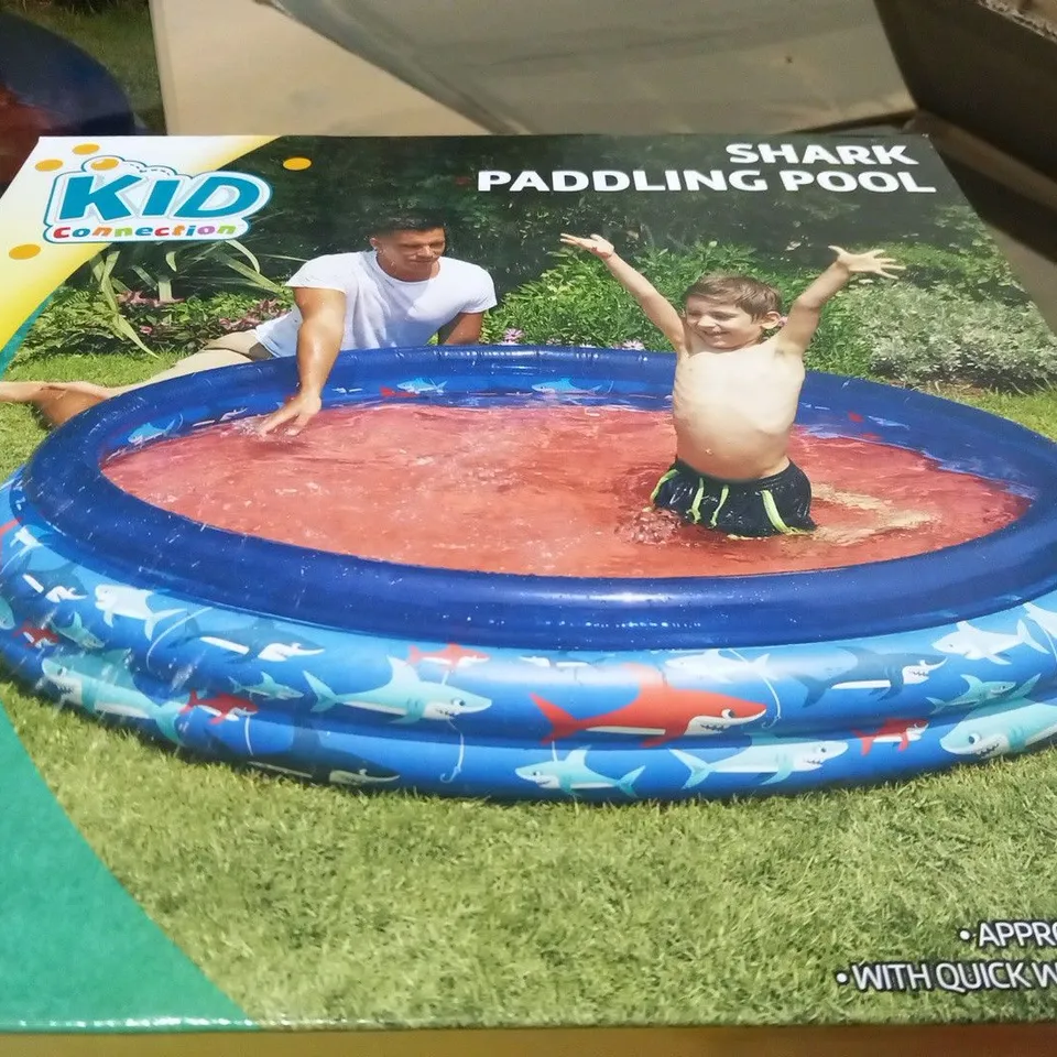 FOUR BRAND NEW KID CONNECTION SHARK PADDLING POOLS