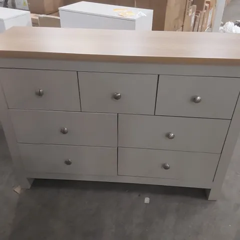 ARLINGTON 4+3 DRAWER CHEST - GREY