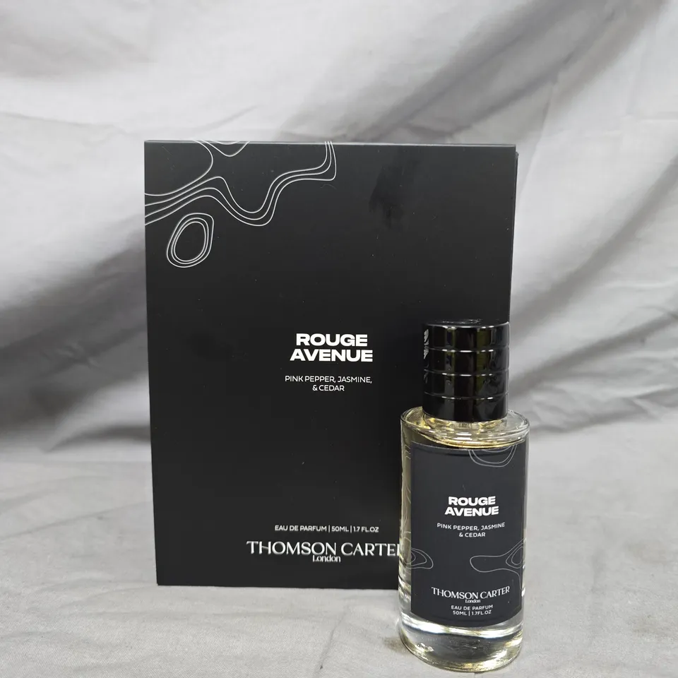 THOMSON CARTER ROUGE AVENUE EAU DE PARFUM – 50ML, BOXED