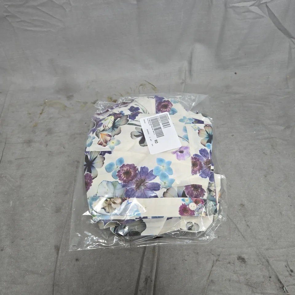 PHASE EIGHT MADDELENAL FLORAL PRINTED COTTON SHIRT SIZE 10