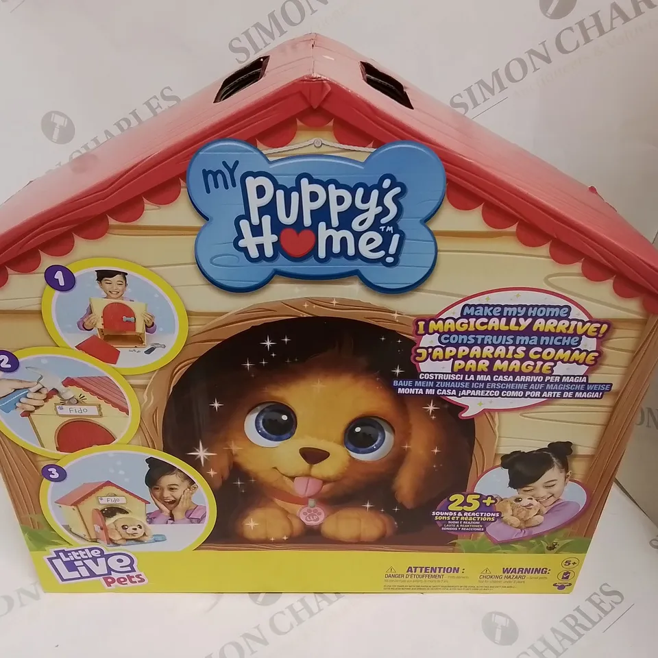 SEALED AND BOXED LITTLE LIVE PETS MY PUPPY'S HOME PLAYSET RRP £64.99