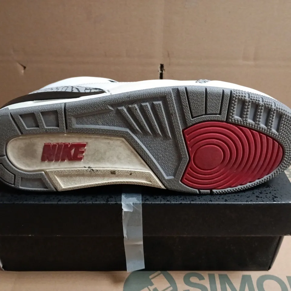 BOXED PAIR OF NIKE AIR JORDAN SNEAKERS - UK SIZE 9