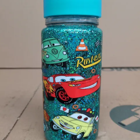 KIDS' CARS-THEMED GLITTER WATER BOTTLE