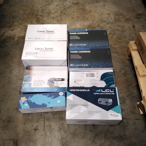 PALLET TO CONTAIN A LARGE QUANTITY OF INK TONER CARTRIDGES // BRANDS, COLOURS AND MODELS MAY VARY