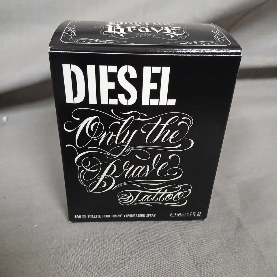 BOXED DIESEL ONLY THE BRAVE TATTOO EAU DE TOILETTE 50ML