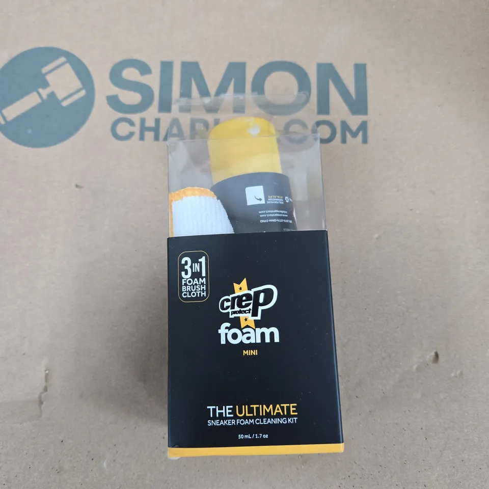 TOTE OF APPROXIMATELY 15 ASSORTED ITEMS TO INCLUDE: CREP FOAM MINI