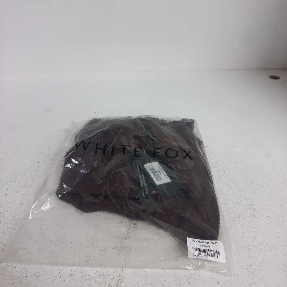 WHITE FOX TURN HEADS FAST TOP CHOCOLATE XS