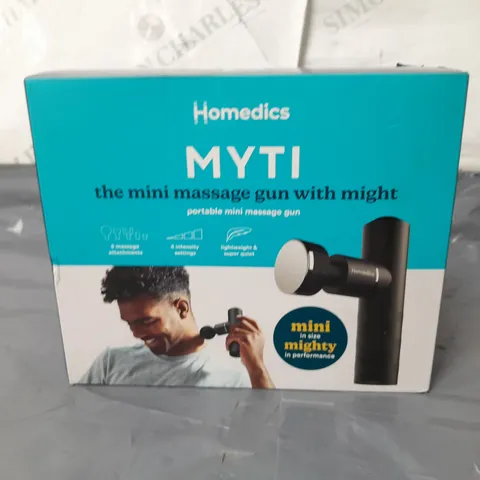 BOXED HOMEDICS MYTI PORTABLE MINI MASSAGER