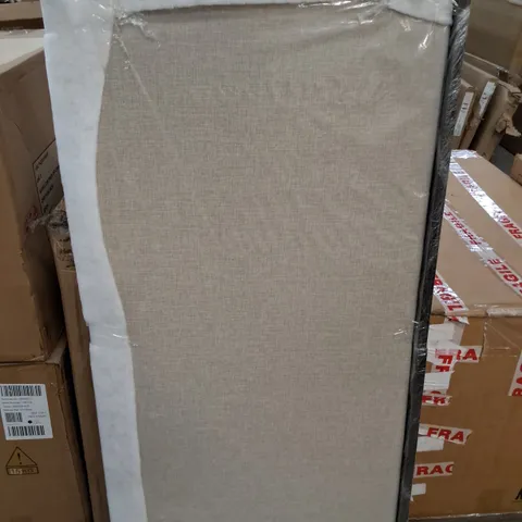 BOXED BEESTON FABRIC PADDED DOUBLE HEADBOARD