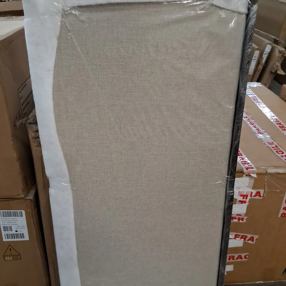 BOXED BEESTON FABRIC PADDED DOUBLE HEADBOARD RRP £49