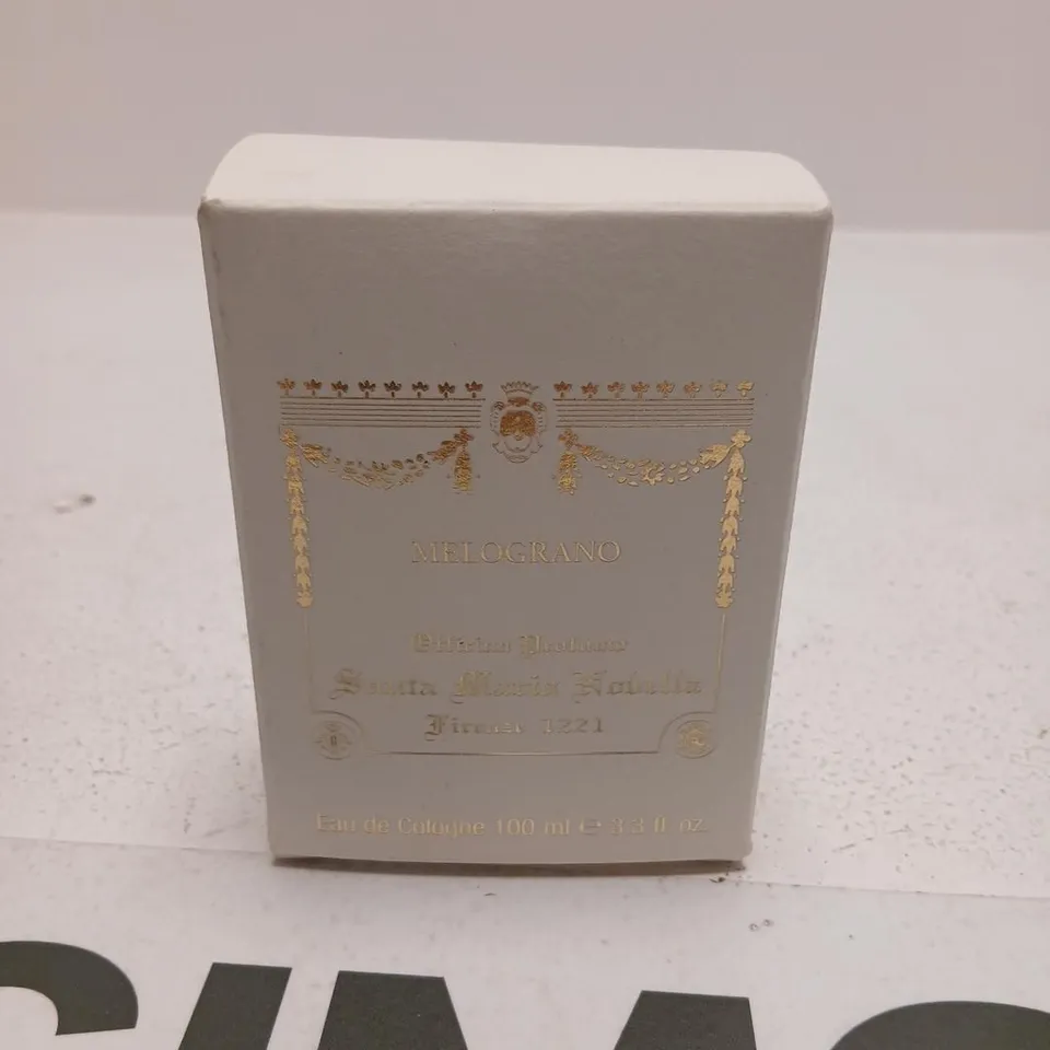 BOXED MELOGRANO SANTA MARIA NOVELLA FIRENZE 1221 EAU DE COLOGNE 100ML