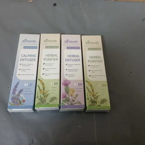 APPROXIMATELY 150 ASSORTED XIMONTH DIFFUSERS TO INCLUDE; CALMING DIFFUSER & HERBAL PURIFIER 