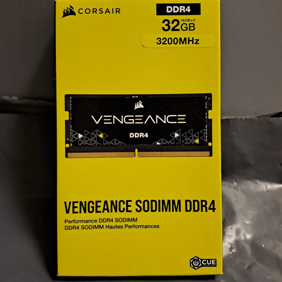 BOXED CORSAIR VENGEANCE SODIMM DDR4 2X16GB