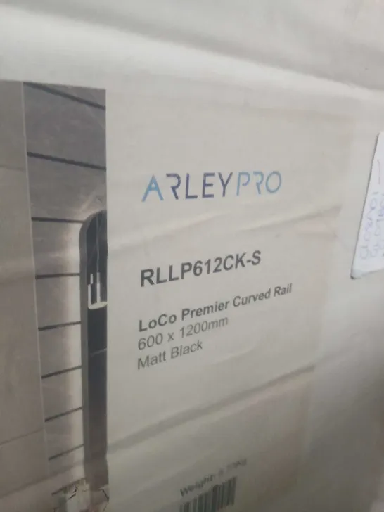 Lot 97: ARLEYPRO LOCO PREMIER CURVED RAIL RADIATOR – MATT BLACK, 600 X ...