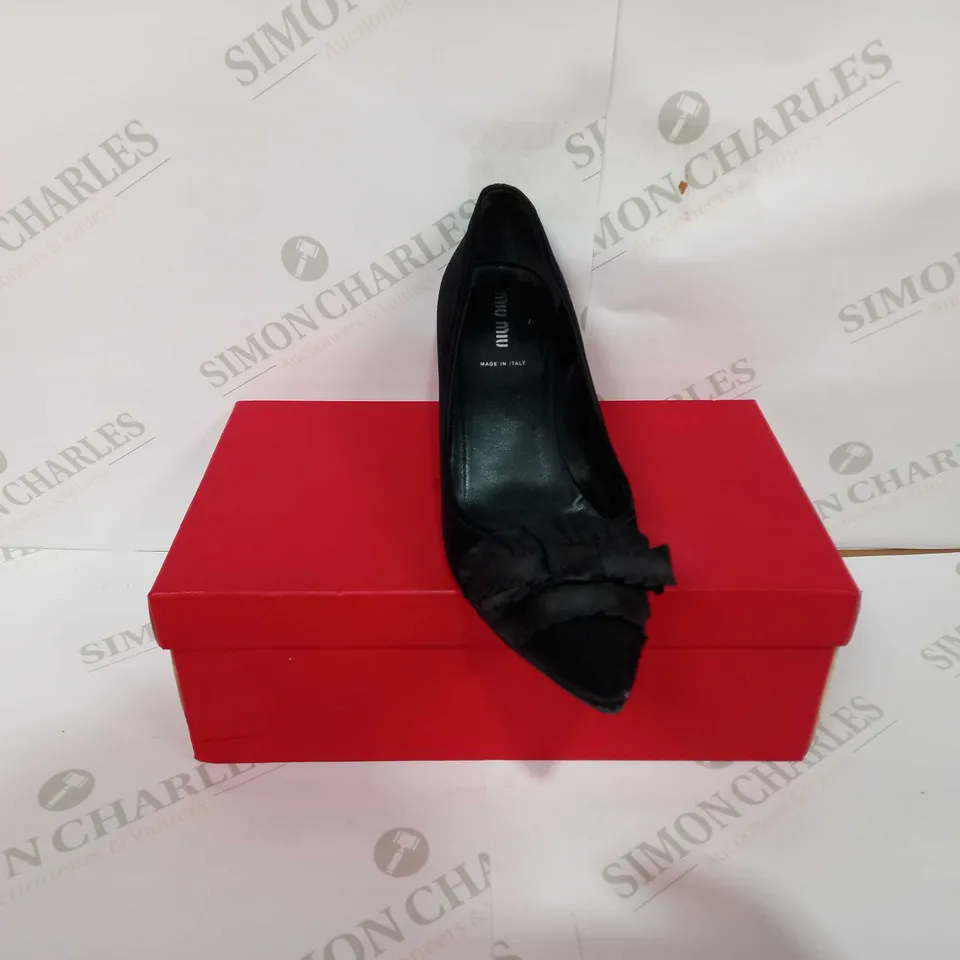 MIU MIU VERO CUOID IN BLACK - EUN 38