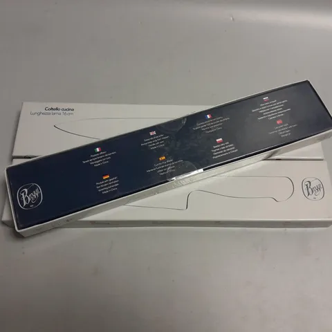 SET OF 3 BOXED AND SEALED COLTELLO KITCHEN KNIVES