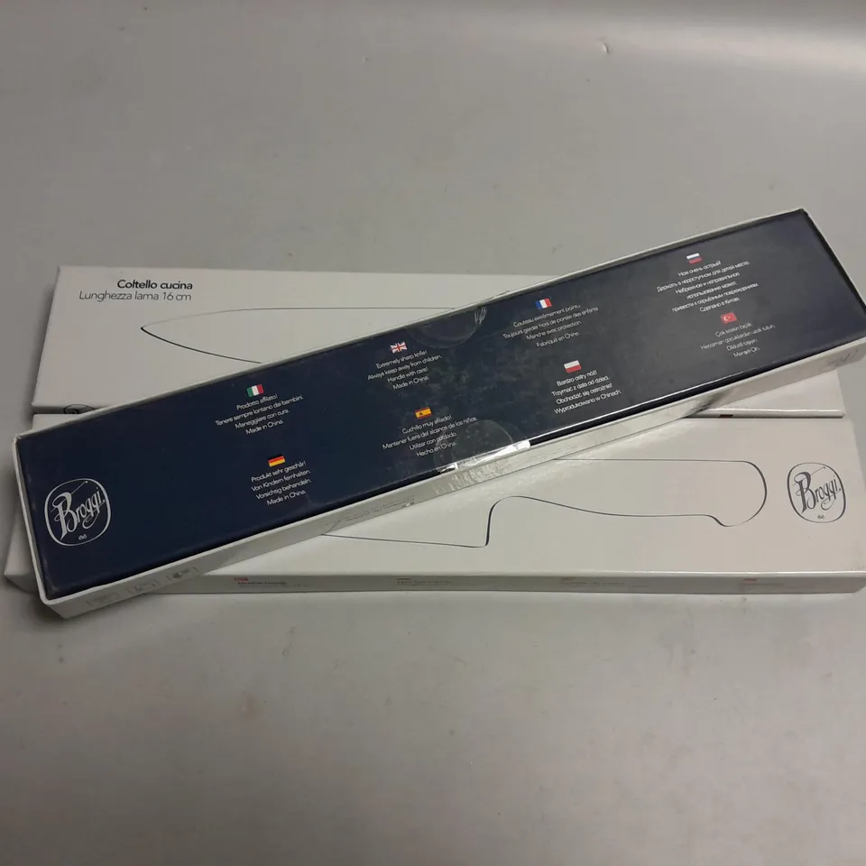 SET OF 3 BOXED AND SEALED COLTELLO KITCHEN KNIVES