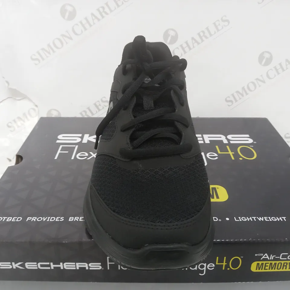 SKETCHERS MENS FLEX TRAINER BLACK SIZE 9UK (MENS)