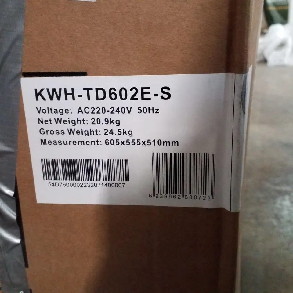 BOXED COMFEE KWH-TD602E-S FREESTANDING TABLE TOP COMPACT DISHWASHER SILVER - UNPROCESSED RAW RETURN 