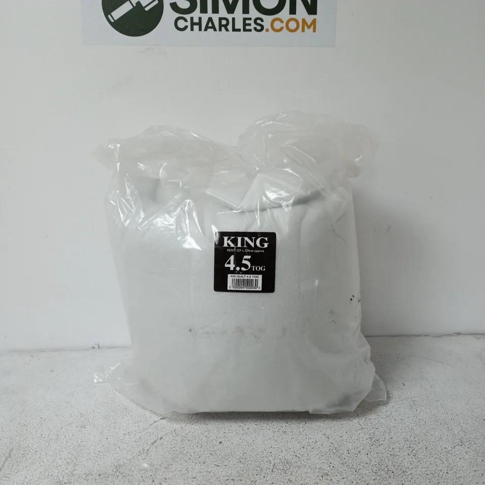 KING SIZE DUVET 4.5 TOG