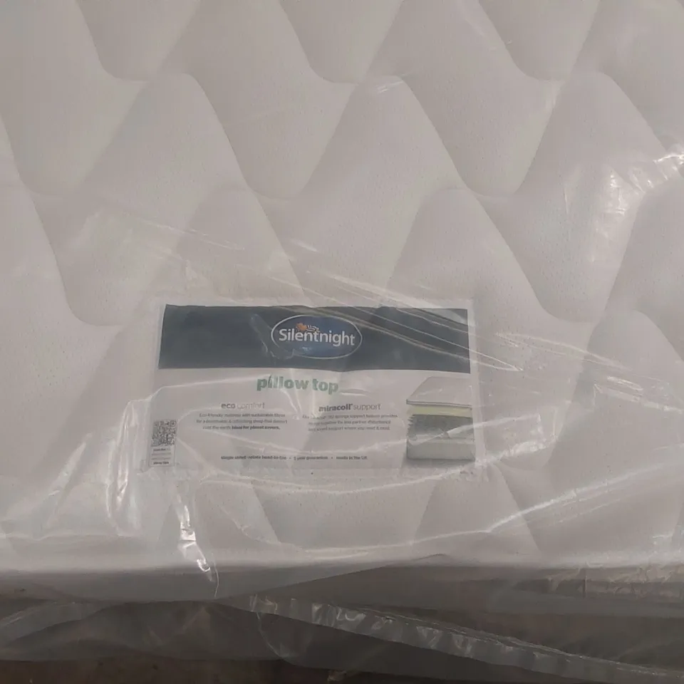 QUALITY BAGGED SILENTNIGHT PILLOW TOP 135CM DOUBLE MATTRESS