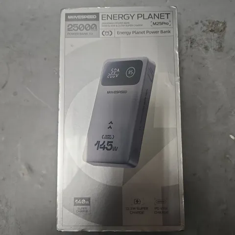 SEALED MOVESPEED 25000MAH ENERGY PLANET POWERBANK