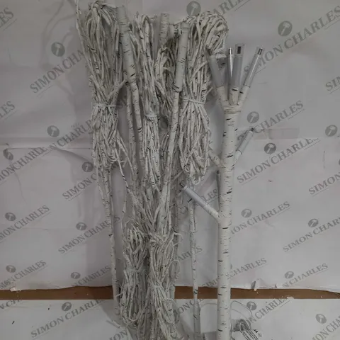 SANTA'S BEST 7FT PRE-LIT INDOOR/OUTDOOR WILLOW TREE