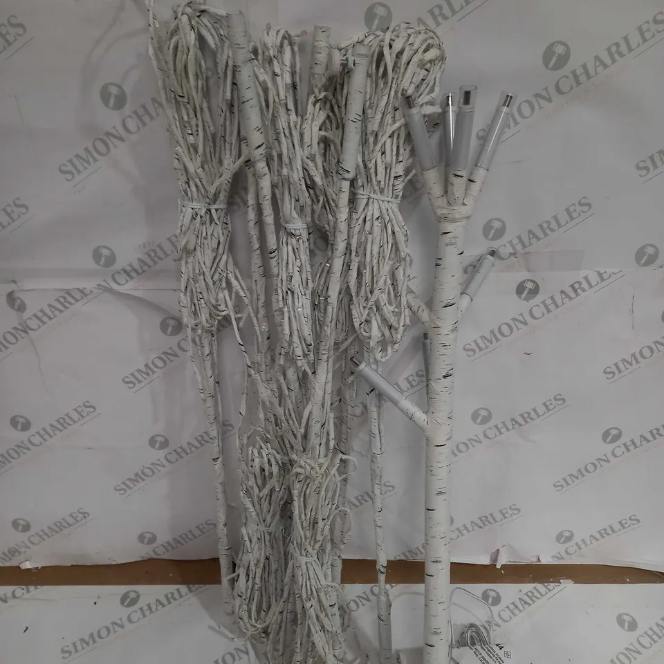 SANTA'S BEST 7FT PRE-LIT INDOOR/OUTDOOR WILLOW TREE