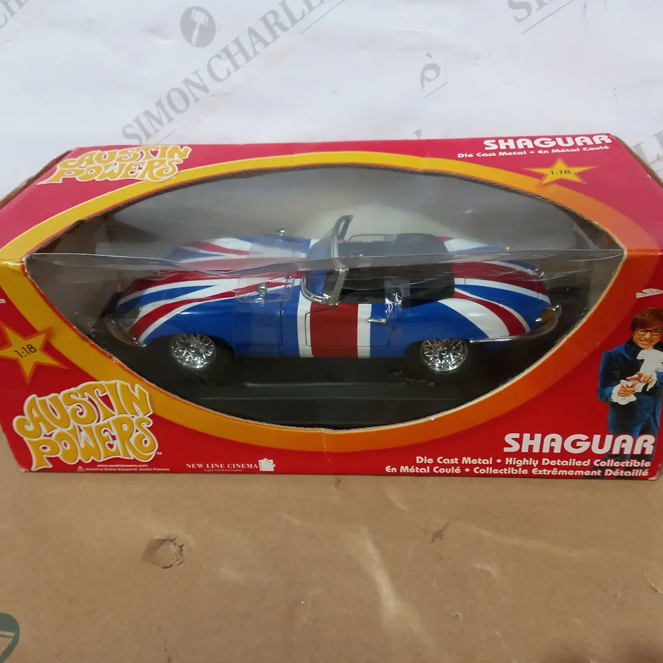 BOXED JOY RIDE AUSTIN POWERS SHAGUAR MODEL CAR