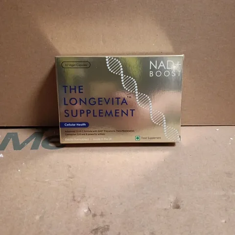 NAD+ BOOST THE LONGEVITA SUPPLEMENT 30 VEGAN CAPSULES