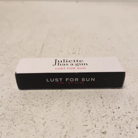 JULIETTE HAS A GUN LUST FOR SUN β FRAGRANCE 5ML TRAVEL SIZE, BOXED