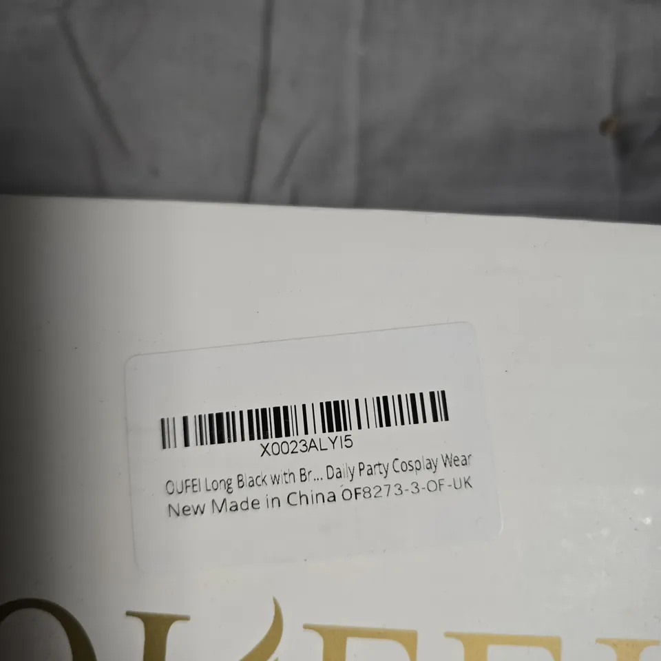 OUFEI LONG BLACK WIG WITH BROWN HIGHLIGHTS – DAILY PARTY COSPLAY WEAR