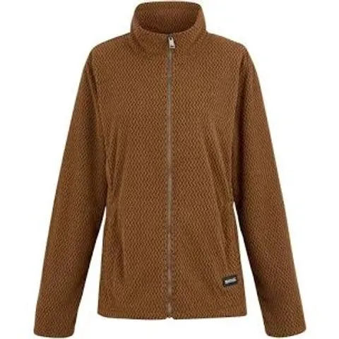 BRAND NEW REGATTA WOMEN'S FULL-ZIP FLEECE HEIDY GLAZED GINGER SIZE 22