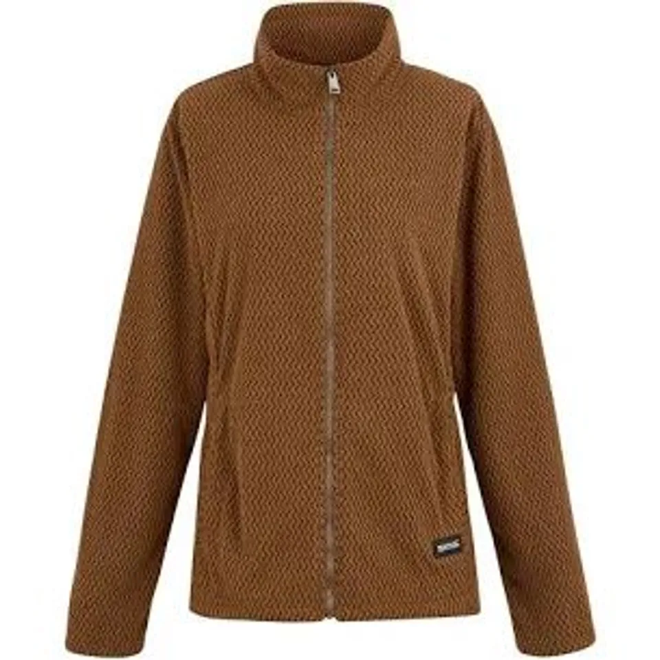 BRAND NEW REGATTA WOMEN'S FULL-ZIP FLEECE HEIDY GLAZED GINGER SIZE 22