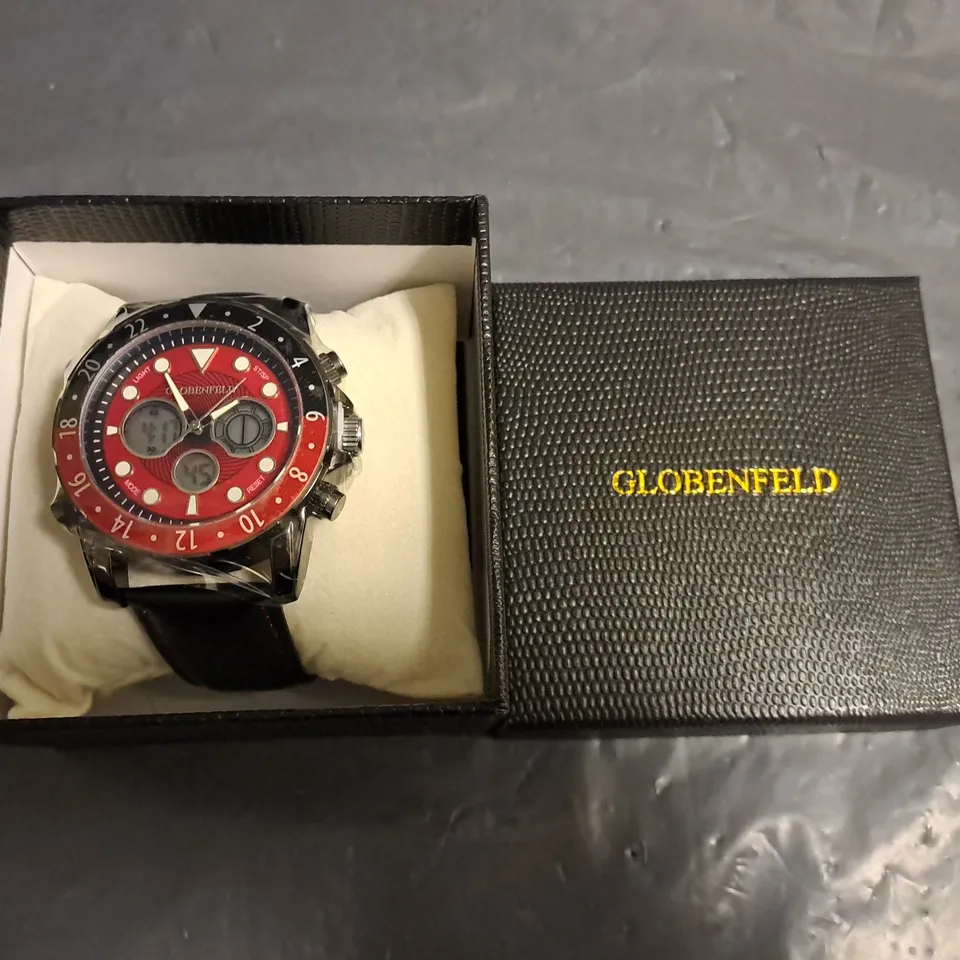 HAND ASSEMBLED GLOBENFELD LIMITED EDITION MIRAGE RED