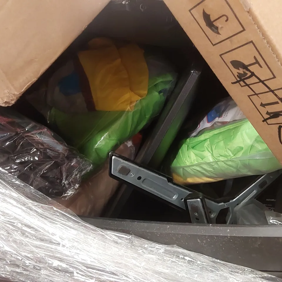 PALLET CONTAINING A LARGE ASSORTMENT OF KOORUI MONITORS, AND OTHER ASSORTED GOODS
